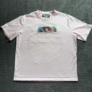 Praying Rabbit Anime T Shirt Girl With Swords Size Large Cosplay